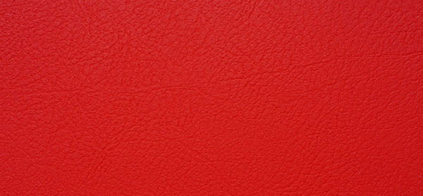 Synthetic leather bielastic red