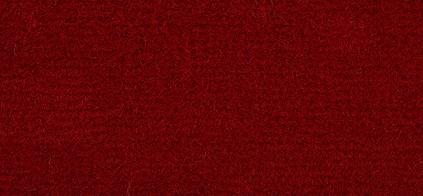 Teppich Velour rot mit Schaum