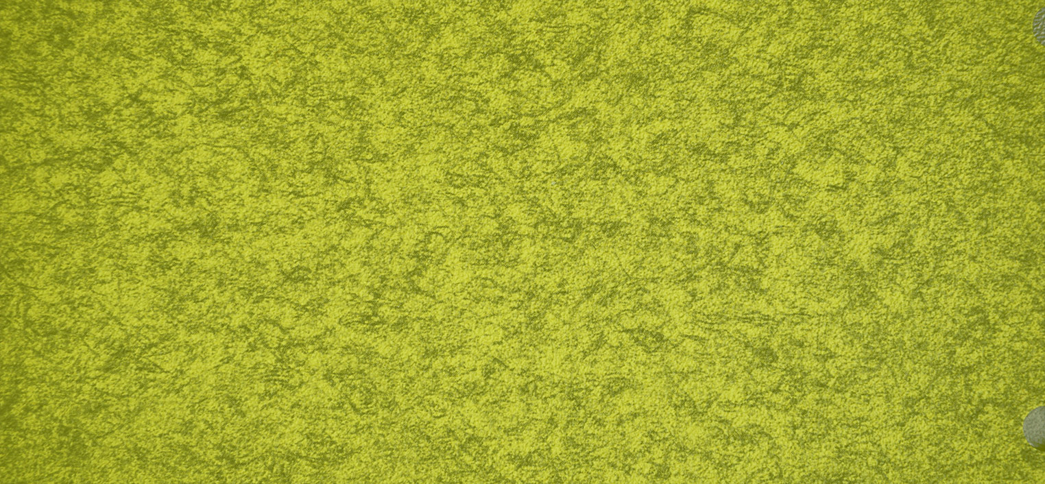 Melange lemon green, ausger. Crib 5 grün