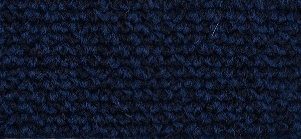 Mercedes-Teppich Schlinge blau Breite 172 cm